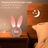 Baby Children's Light Alarm Clock Rabbit Alarm Clock Rabbit Alarm