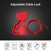 Cable Lockout High Temperature Resistance Corrosion Resistant Nylon Adjustable Safety