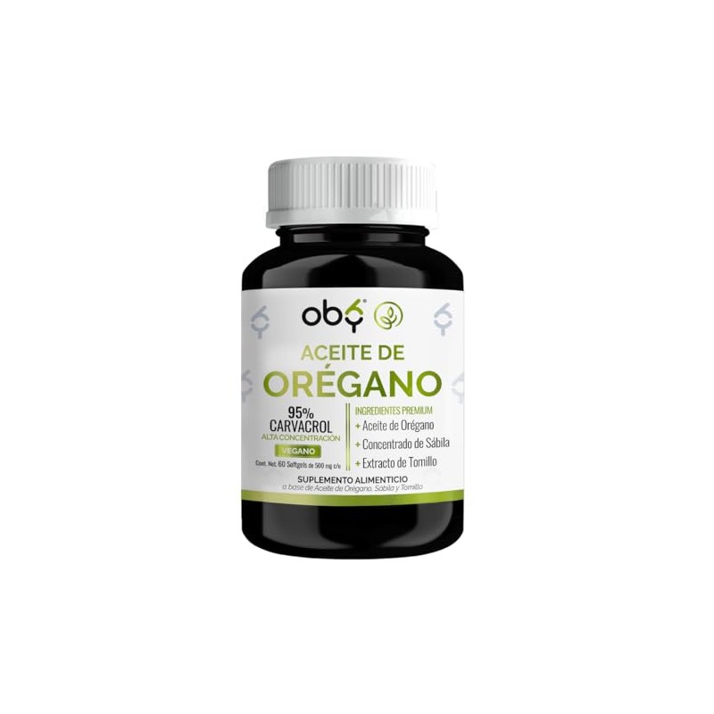 Aceite de Oregano OBY | 95% Carvacrol de Alta Pureza