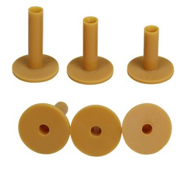 Scott Edward Golf Practice Tees, 3/4/6 Pieces Packed, Magnet Tee and Rubber Tee,Indoor and Outdoor,for Driving Range and Practice Mat