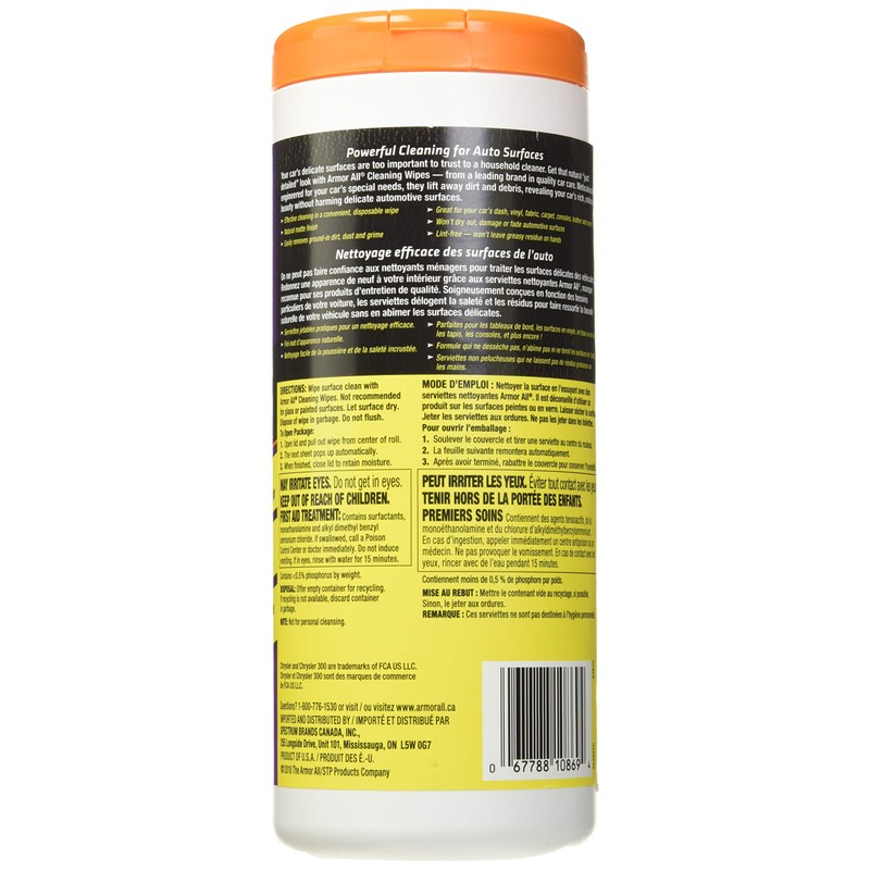 Armor All 17375 2 Pack Wipe Cleaning Kit