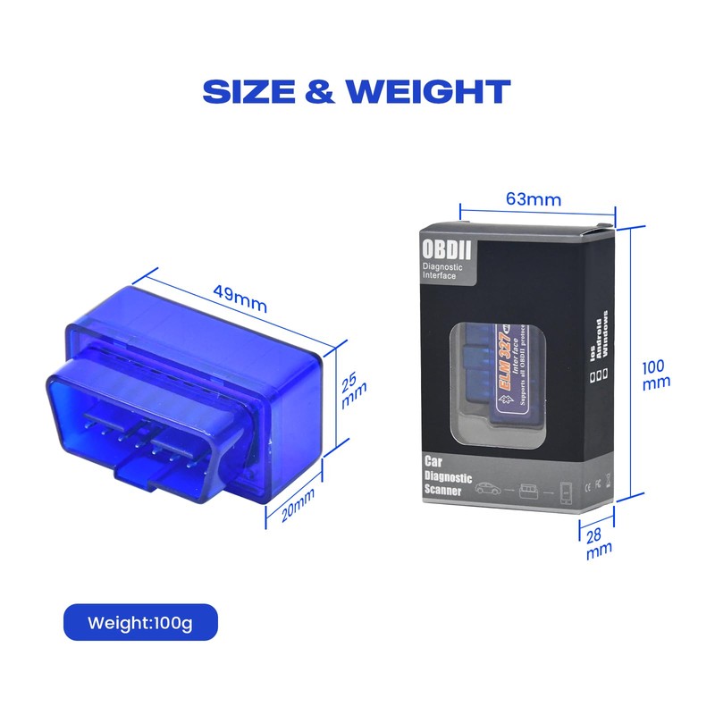 Dasaita OBD2 Car Automotive Diagnostic Scanner Save & Share Reports