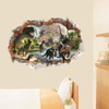 HEITIGN - Pegatinas de pared de dinosaurios 3D extraíbles con