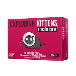 Exploding Kittens NSFW Cat Lovers & Explosions Card Game 17+ 2 to 5 Players 15 Minutes Per Game Spanish