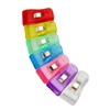 100 Pcs Plastic Clip Colorful Clear Clothespins Photos Crafts Memos
