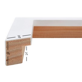 Craig Frames Confetti, 8 x 10 Inch Modern White Picture Frame Matted to Display a 5 x 7 Inch Photo