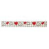allydrew Decorative Washi Masking Tape, Heart Scribbles