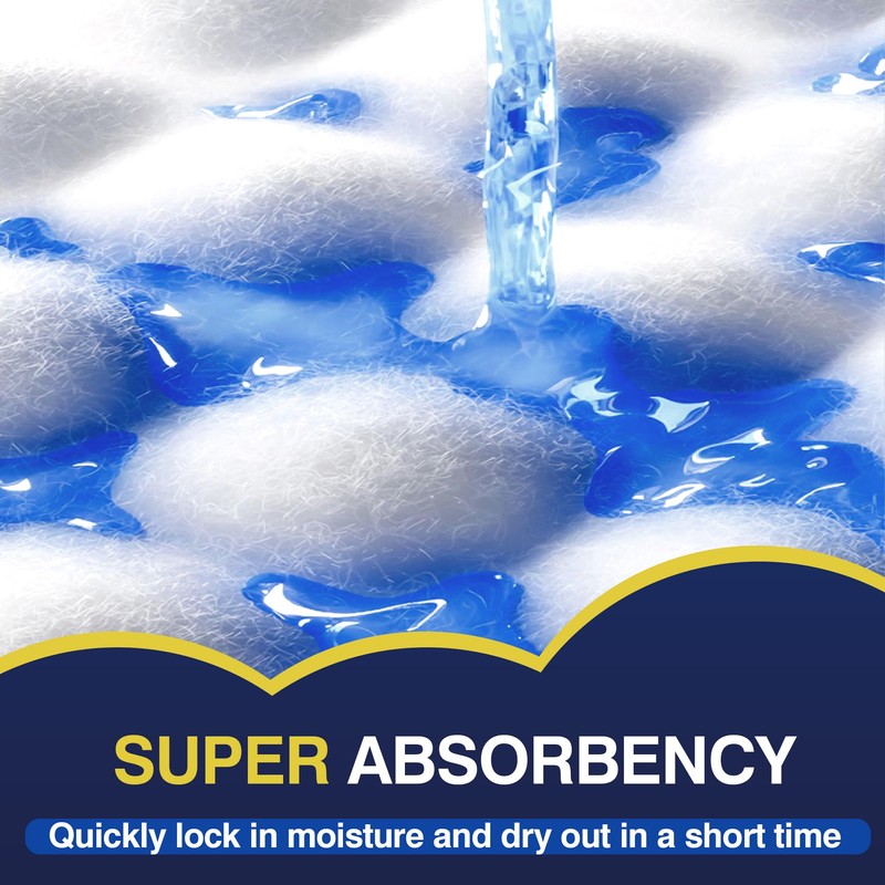 MKISS Bed Pads Disposable 36" x 36" (100 Counts), Large