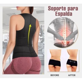 Shaperx Faja Reductora Deportiva Gym Chaleco Quema Grasa 607148 Gyk