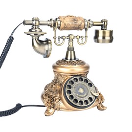 WORVABE Audio Guest Book Wedding Phone, Audio Guestbook Record Cherished Customized Audio Messages, Preserve Your Special Occasions - Ideal for a Variety of Memorable Party (04bronze)