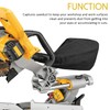 Dust Collector Bag for 255 Miter Saw,Adjustable Dust Jacket with