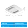 DELIPOP Ceiling Light Modern, 21W 2350LM Acrylic Square Ceiling Lamp