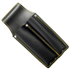 B-STAFF TC-417 Black Leather Chisel Case 1.4 inch