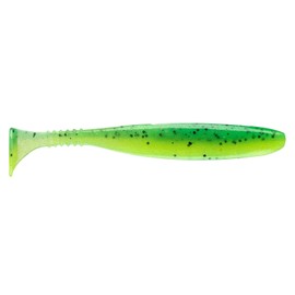 Daiwa - Soft Lure D'Fin 4 Chartreuse Tiger - 16502510