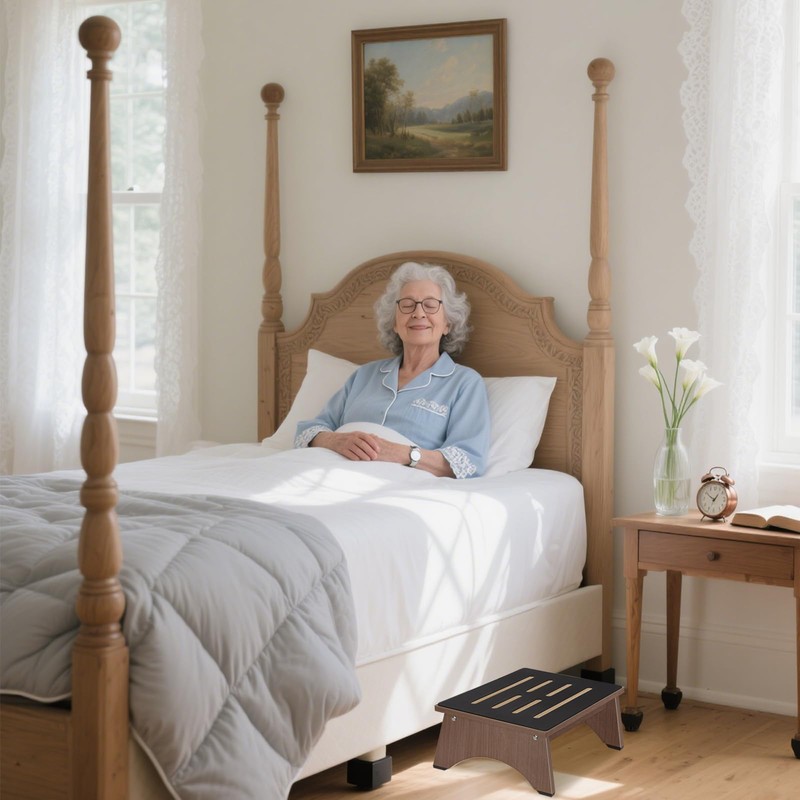 Bed Steps for High Beds for Adults,One Step Stool with