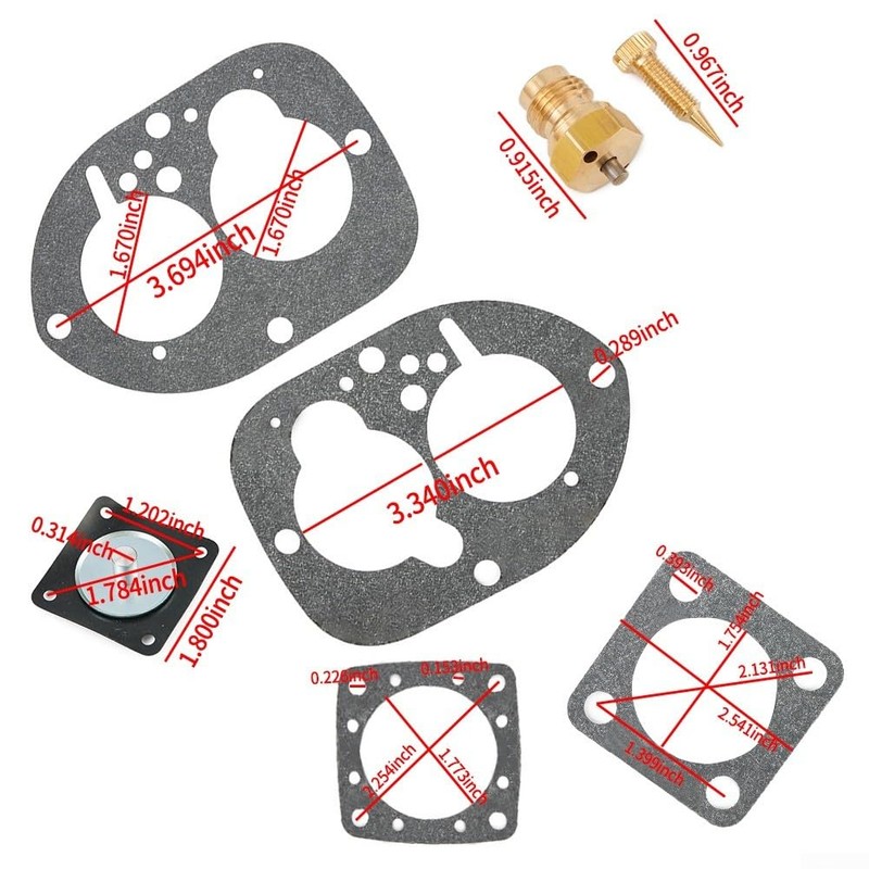 For SOLEX 44 PA1 Carburetor Replacement Kit for Marine Use
