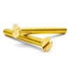 Hippo Hardware M8 (8mm X 20mm) Solid Brass Slotted Countersunk