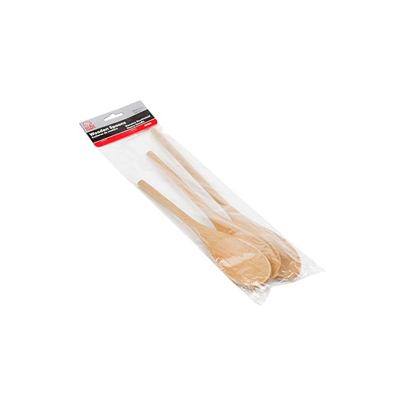 Chef Craft Select Beechwood Spoon Set, 10, 12, and 14