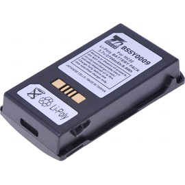 T6 Power Akku für Zebra Barcode-Scanner, Teilenummer BTRY-MC320101, Li-Poly, 3,7 V, 2700 mAh (9,9 Wh) schwarz