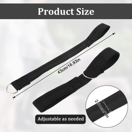 Xindojuz 1 PCS Dog Leash Wrist Strap, Safety Stroller Straps or Retractable Cat Leash, Adjustable Pram Wheelchair Hand Leashes with Soft Padded Handle, Security-Accessory for Child Safety (Black)