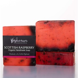The Highland Soap Company Wild Scottish Raspberry Organic Soap 150g
