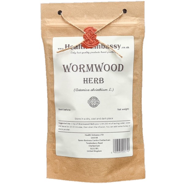 Health Embassy Wormwood Tea | Dried Loose Herb | Artemisia