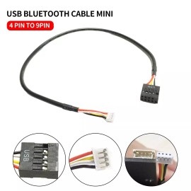 Universal USB Bluetooth Cable Mini 7mm JST PH2.0 4pin PCIe WiFi Adapter to 9pin Header