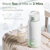 Portable Milk Warmer for Travel, Pasteurization Mode, 17 oz Capacity,