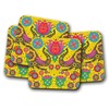 4 Set - Indian Elephant Pattern Coaster - Boho Lotus