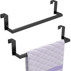 2 Piezas Toallero Para Cocina, Porta Servitoallas Cocina, Toallero Para Baño, Suspensión Sin Agujero Toallero, Estructura De Acero Inoxidable, Diseño 