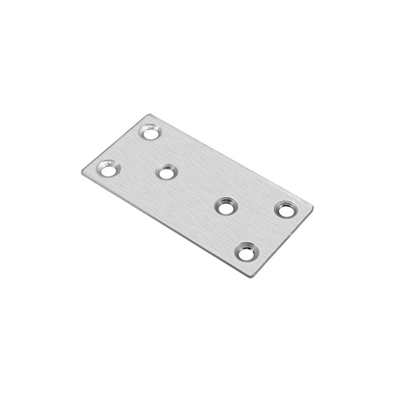 sourcing map Repair Plate, 80mmx40mm, Flat Fixing Mending Corner Brace