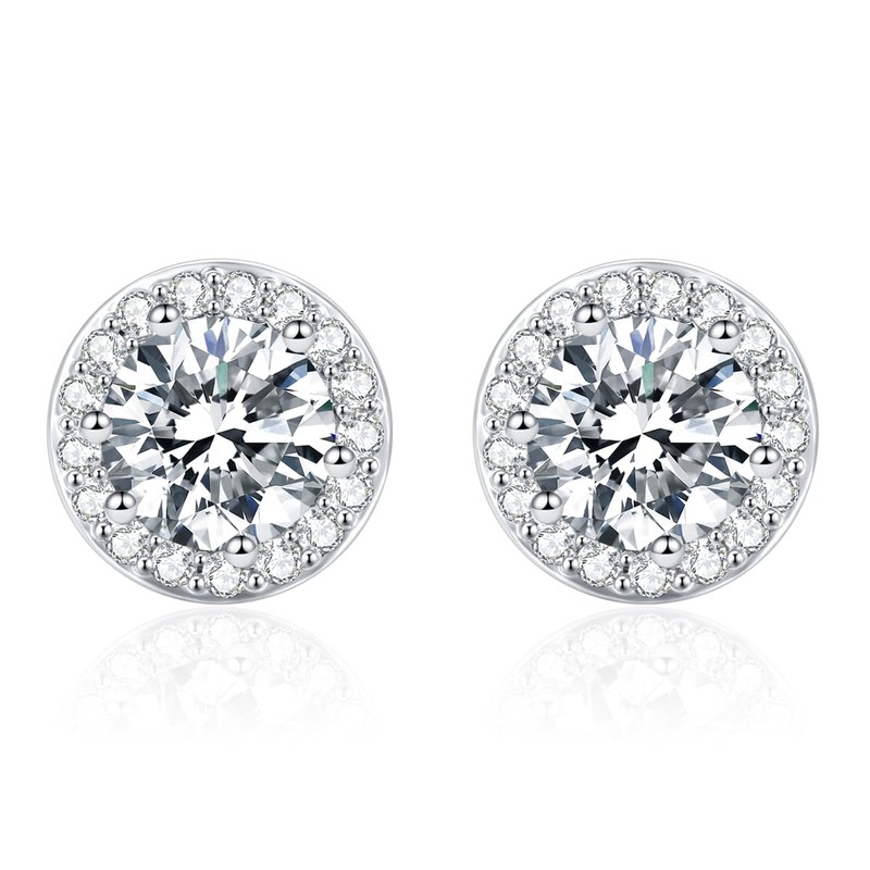 Onnzin Hypoallergenic Titanium Earrings for Sensitive Ears,Implant Grade Titanium Cubic
