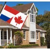 3×5 FT Canada Netherland Flag, Large 100D Canadian Holland Friendship