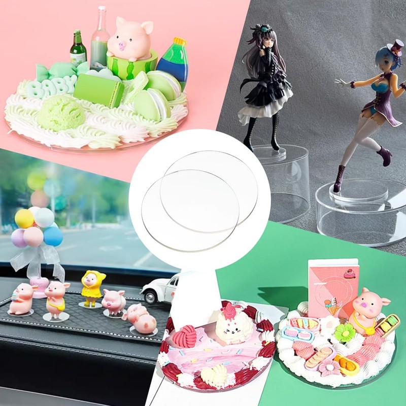 FINGERINSPIRE Pack of 20 6 x 6 cm Round Model