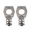BEALIFE 2pcs/Set Sturdy Metal for Water Heater Door Protects Cylinder
