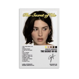 NEWTRASI Gracie Music Abrams Poster The Secret of Us Album Cover Poster 12x18inch(30x45cm) Unframe-style-1