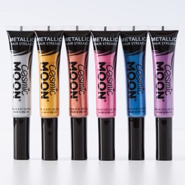 Cosmic Moon Metallic Hair Strands 15 ml Set of 6 Colours