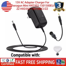 For Theragun Mini 15V AC Adapter Charger For Theragun Mini HXD302-1501500