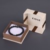 COAI Leopard Black Obsidian Stone Bracelet