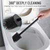 BVL BVL Toilet Brush and Holder Black Toilet Bowl Brush