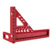Metric 3D Multi Angle Measuring Ruler Woodworking Square Carpenter Hole