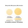 100pzs Esponja Facial Comprimida Para Limpieza Y Exfoliación