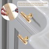 Xiciki 10 Pcs Gold Door Knobs Gold Kitchen Knobs, 50mm
