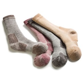 Caravan 0142003 Merino Wool Pile Socks, 443 (camel)