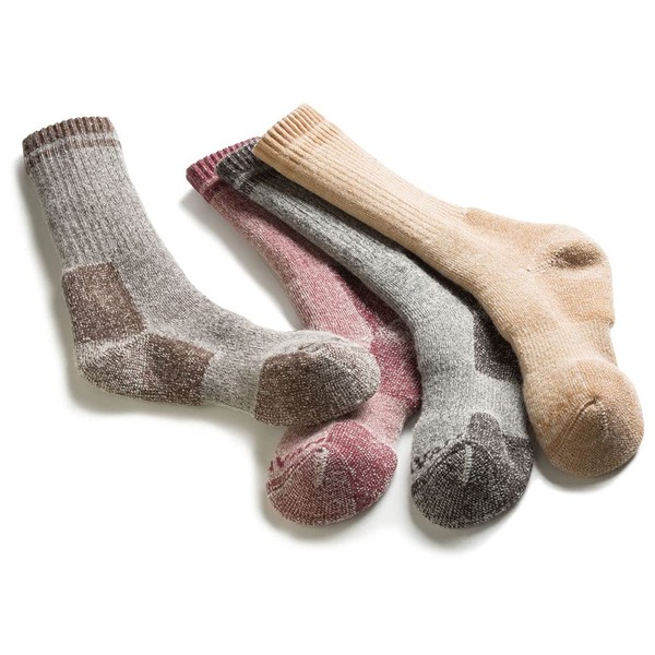 Caravan 0142003 Merino Wool Pile Socks, 443 (camel)