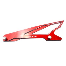 GYUKSIA CNC Chain Guard Cover Compatible with Suzuki DR-Z DRZ400E/DRZ400S/DRZ 400SM 2000-2024 (RED)
