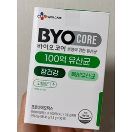 Biocore Healthy Live Lactobacillus 10 Billion 1.5g x 30 Packets 3 I agree to the use of my personal information. / 바이오코어 건강한 생 유산균 100억 1.5g x 30포 3개 개인정보 활용에 동의합니다.