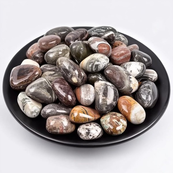SigMntun SigMntun Leopardskin Jasper Healing Crystal Stone Set - 24
