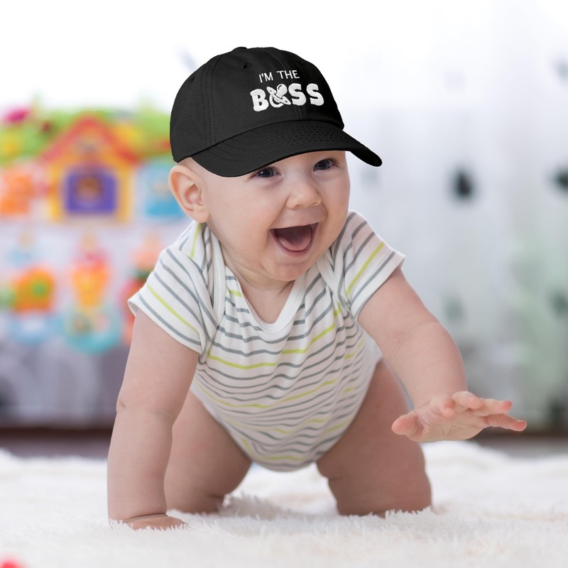DALIX I'm The Boss - Gorra de béisbol para bebés