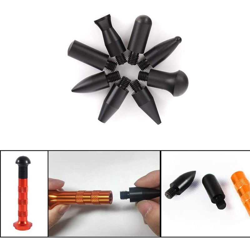 LadyRosian 16PCS Titanium Alloy Tapper Hammer Car Dent Repair Tool